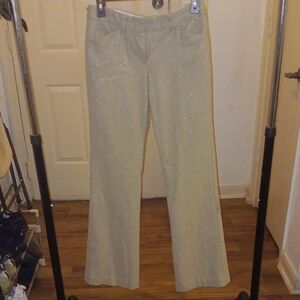 Elegant Cream Women's Pants